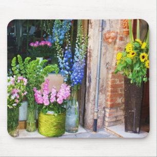 Italy -  Flower Market - SUNFLOWERS Mouse Pad