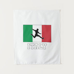Italy Football Soccer National Team Tapestry