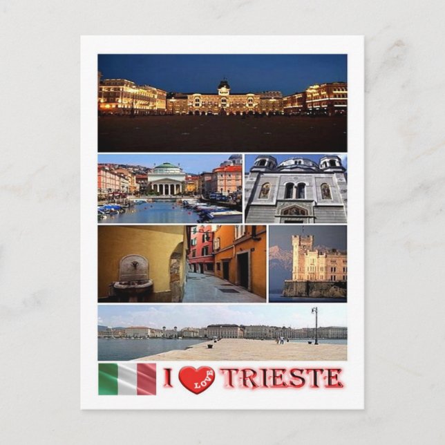 Italy - Friuli Venice Giulia - Trieste - Mosaic - Postcard (Front)
