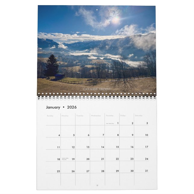 Italy from Above – 2026 Drone Photography Calendar (Jan 2026)