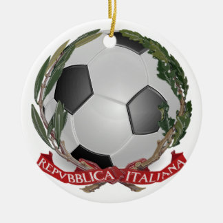 Italy Futbol Soccer Ornament