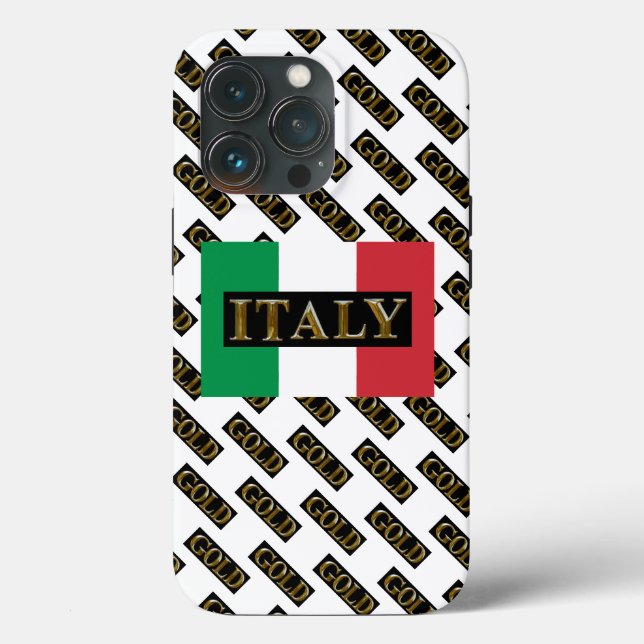 ITALY  GOLD    Case-Mate iPhone CASE (Back)
