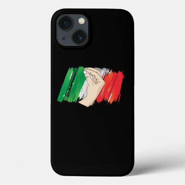 Italy Greeting Italian Italia Case-Mate iPhone Case (Back)