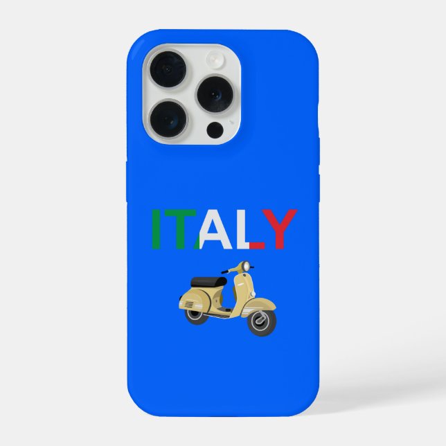 Italy iPhone 15 Pro Case - Stylish Protection for  (Back)