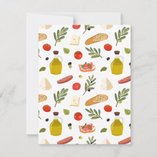 Italy is renowned for its incredible cuisine holiday card