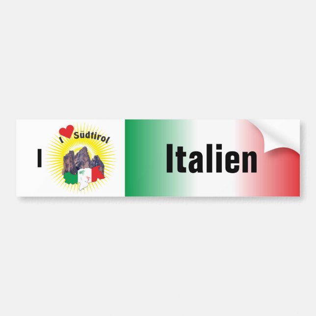 Italy - Italia car sticker (Front)