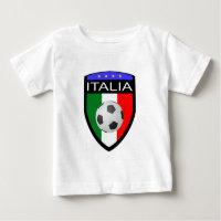 Italy / Italia Flag Patch - with soccer ball
