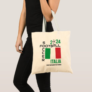 ITALY ITALIA Football Custom Name 2024 Any Year Tote Bag