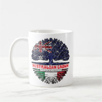 Italy Italian Australian Australia Tree Roots Flag