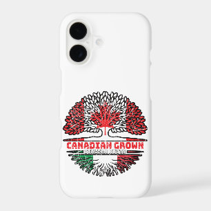 Italy Italian Canadian Canada Tree Roots Flag