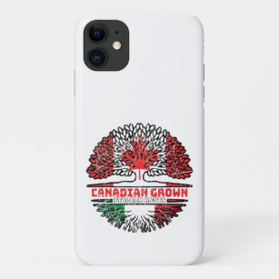 Italy Italian Canadian Canada Tree Roots Flag Case-Mate iPhone Case