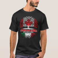 Italy Italian Canadian Canada Tree Roots Flag