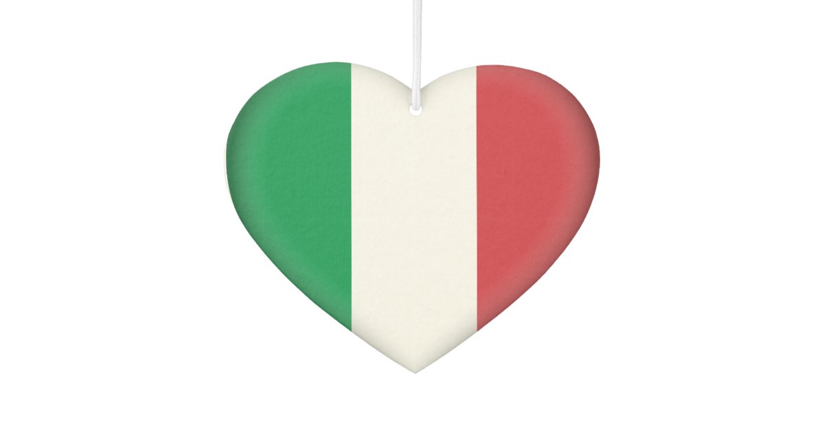 Italy (Italian) Flag Air Freshener Zazzle