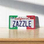 Italy Italian Flag License Plate Frame<br><div class="desc">Italian flag of Italy.</div>