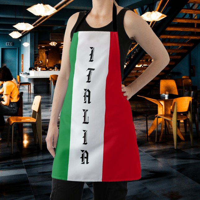 Italy Italian Flag Red White Green Italia Apron (Italy Italian Flag Red White Green Italia Apron
)