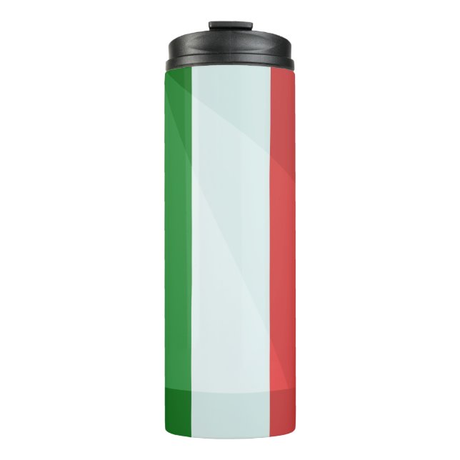 Italy, Italian Flag Thermal Tumbler (Front)