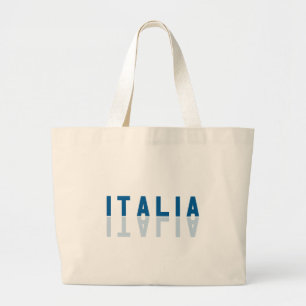 Italy Italian, I love Italy  Large Tote Bag