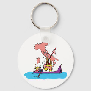 Italy Italian Italia Vintage Travel Souvenir Keychain