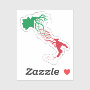 Italy Italian Map Roots