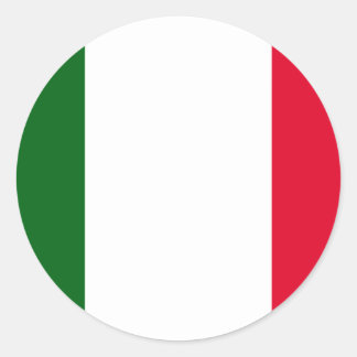 Italy , Italy Classic Round Sticker