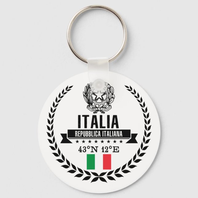 Italy Keychain (Front)