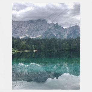 Italy Laghi Di Fusine Fleece Blanket