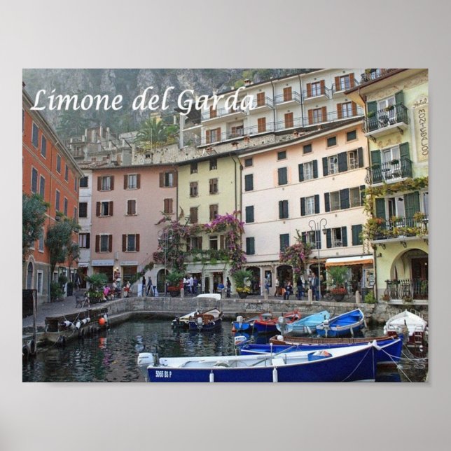Italy - Lake Garda - Limone del Garda - Poster (Front)