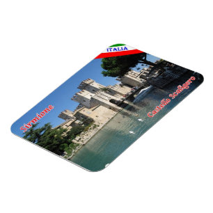 Italy - Lake Garda - Sirmione - Scaligero Castle - Magnet