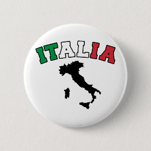 Italy Land 2 Inch Round Button