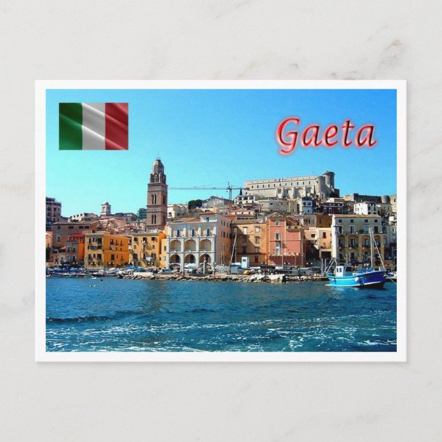 Italy - Lazio - Gaeta Medioevale - Sea View - Postcard (Front)