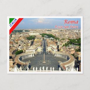 Italy - Lazio - Rome - St. Peter's Square - Postcard