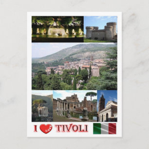 Italy - Lazio - Tivoli - I Love - Postcard