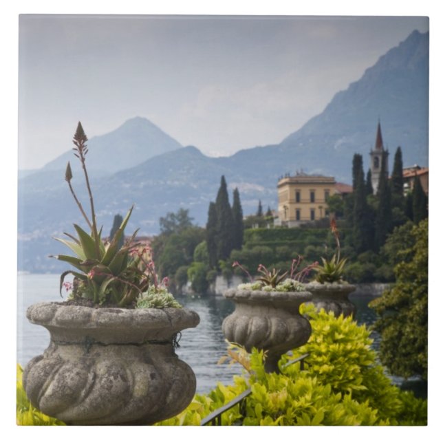Italy, Lecco Province, Varenna. Villa Monastero, 2 Tile (Front)