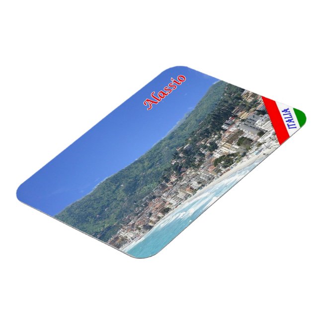 Italy - Liguria - Alassio - Magnet (Left Side)