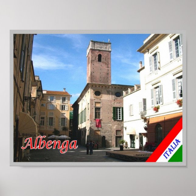 Italy - Liguria - Albenga - Poster (Front)