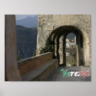 Italy - Liguria - Verezzi - Poster