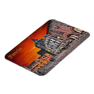 Italy - Lombardy - Pavia - Magnet