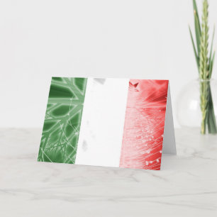 Italy Magazine Christmas Card - Flag