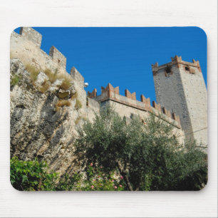 Italy, Malcesine, Lake Garda, Castle Scaligero Mouse Pad
