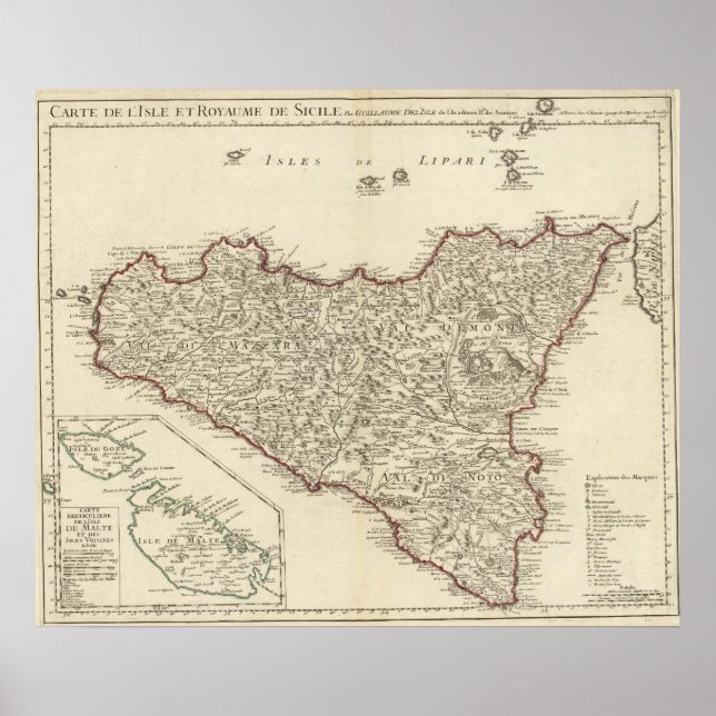 Italy, Malta Poster (Front)