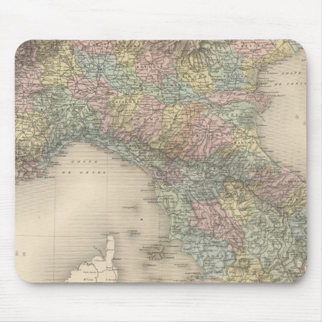 Italy Map 2 Mouse Pad (Front)