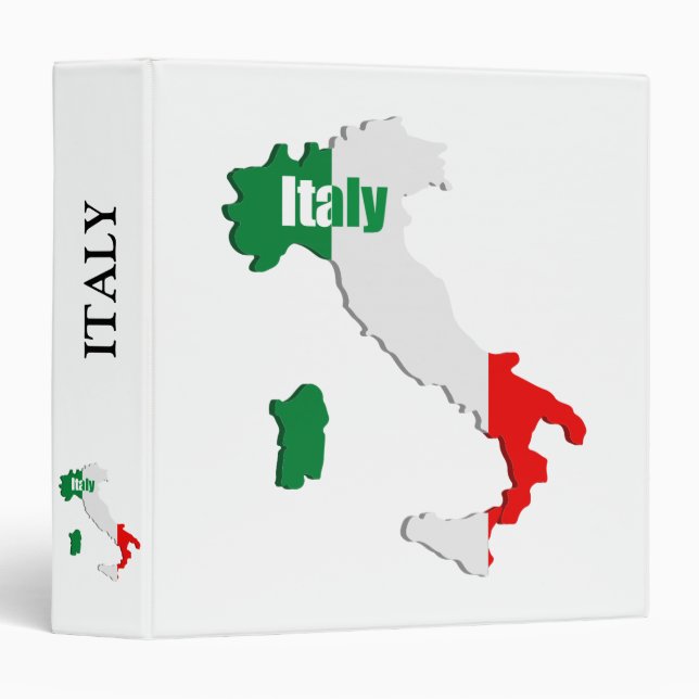 Italy map binder (Front/Spine)