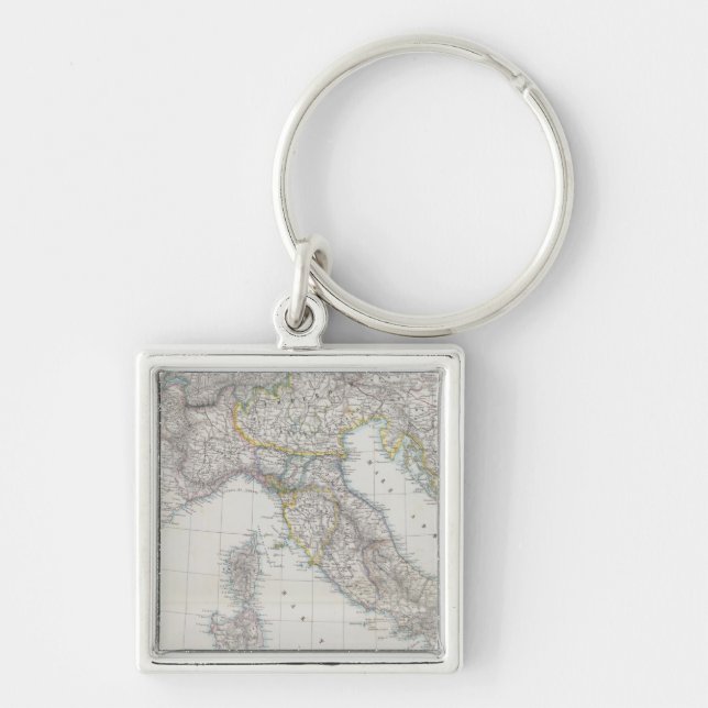 Italy map keychain (Front)