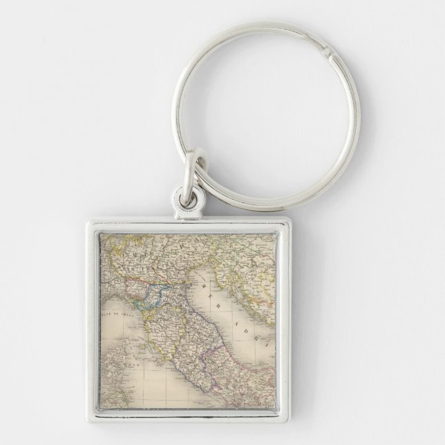 Italy Map Keychain (Front)