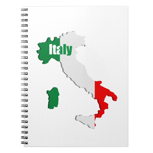 Italy map notebook (Front)