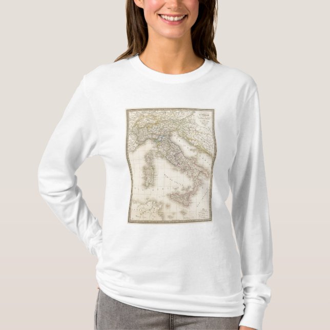 Italy Map T-Shirt (Front)
