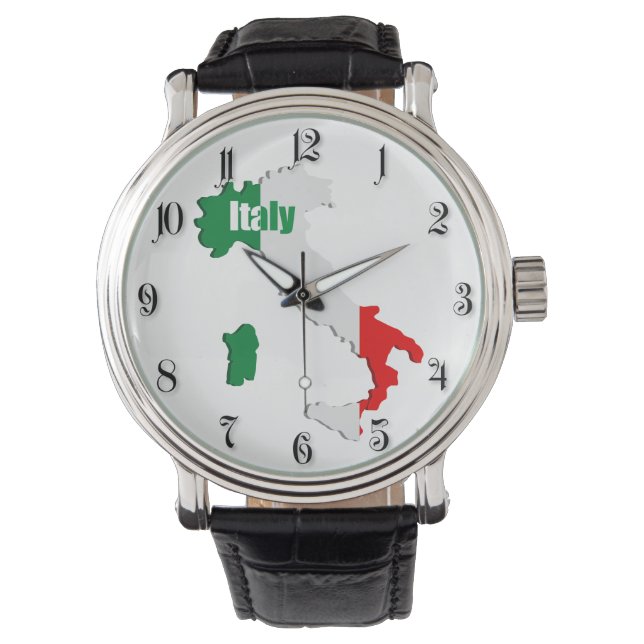 Italy map watch (Front)