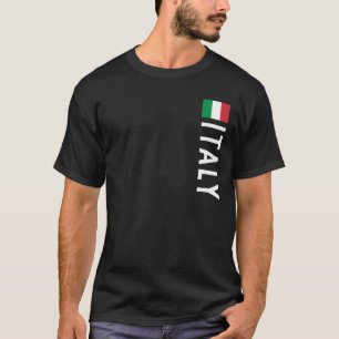 Italy Men's Basic Dark T-Shirt