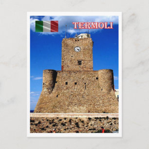 Italy - Molise - Termoli - Swabian castle - Postcard