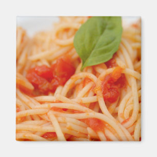 Italy, Orta, Lake Orta, spaghetti with tomato Magnet
